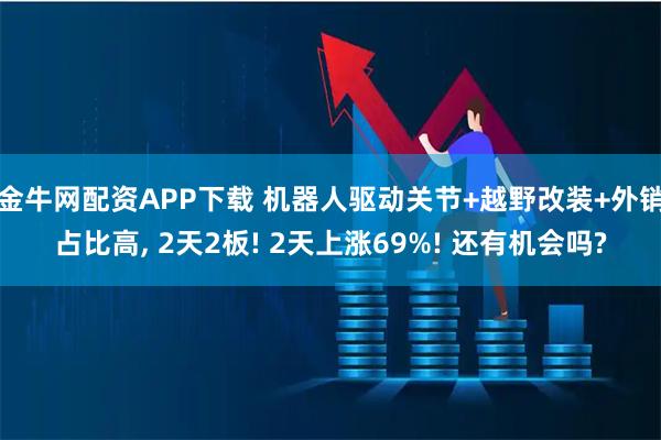 金牛网配资APP下载 机器人驱动关节+越野改装+外销占比高, 2天2板! 2天上涨69%! 还有机会吗?
